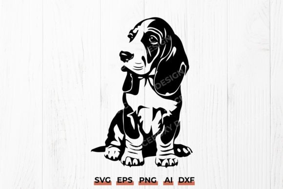 Basset Hound Puppy SVG