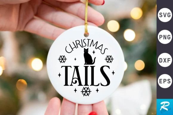 Christmas Tails SVG Design