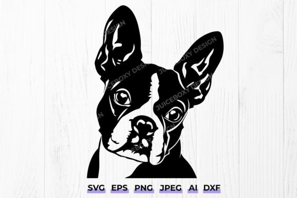 Cute Boston Terrier Svg
