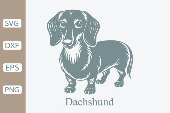 Dog Dachshund SVG PNG Design
