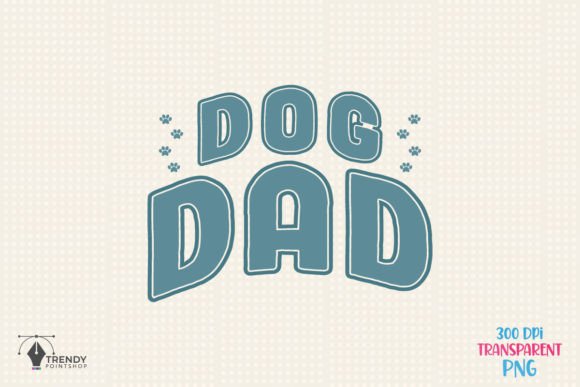 Dog Dad SVG PNG Design