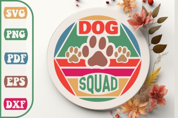 Dog Squad Svg Design