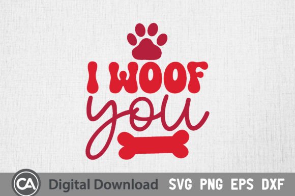 Dog Valentine SVG