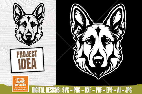 German Shepherd Svg for Real Projects