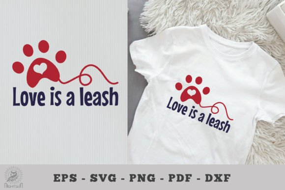 Love is a Leash SVG