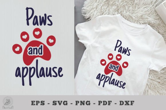 Paws and Applause SVG