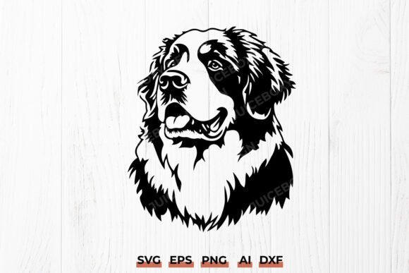 St. Bernard Dog SVG