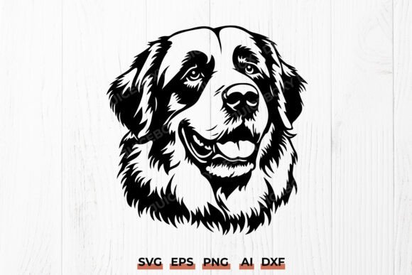 St. Bernard Dog SVG for Real Projects