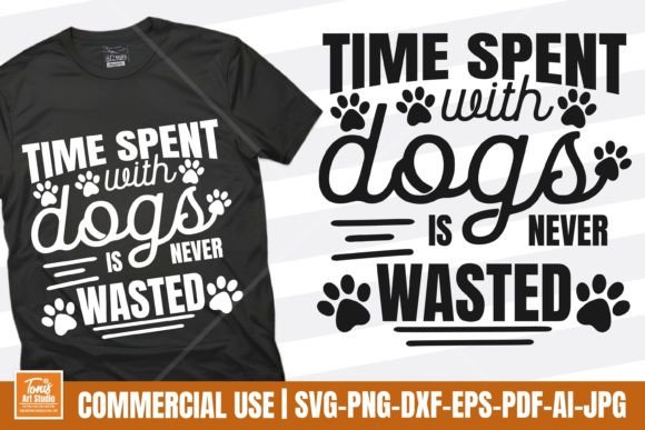 Time Spent with Dogs SVG