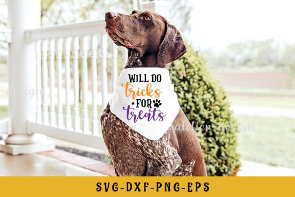Will Do Tricks for Treats Svg Dog